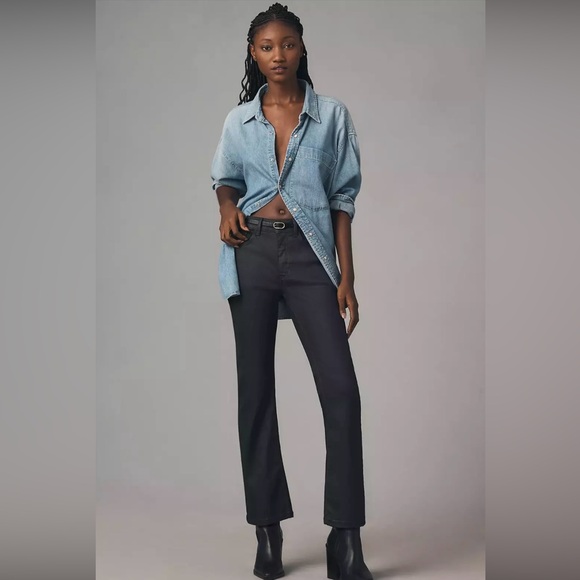 Anthropologie Pants - Anthropologie coated Pilcro pants